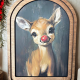 Rudolph Framed Art