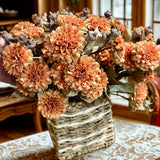 Floral - Orange Button Mum