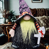 Halloween Purple Ghost Gnome LED -