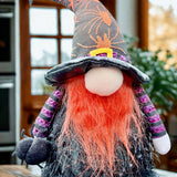 Halloween Orange Spider Gnome - LED
