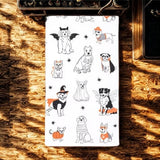 Halloween Dog Towel
