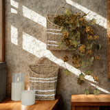 Hanging Woven Baskets - Set of 2