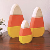 Candy Corn Wood Decor Set of 3 Sizes