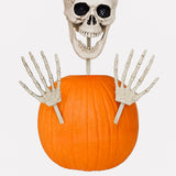 Skeleton Pumpkin Plug-In Decor