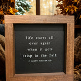 Crisp Fall Wall Decor