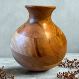 Acacia Wooden Vase